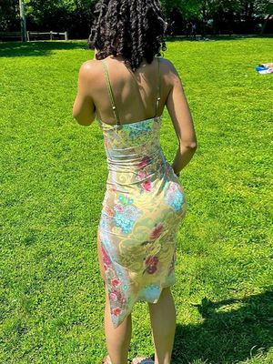 Estilo de joelho comprimento vestido apertado Outfit XL tamanho V pescoço vestido apertado última moda