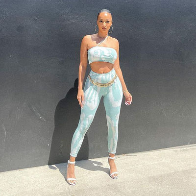 Roupas de treino sexy para mulheres Impressão Slim Moda Casual Roupas de treino sexy