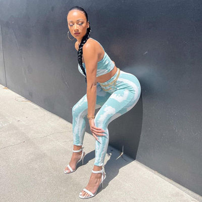 Roupas de treino sexy para mulheres Impressão Slim Moda Casual Roupas de treino sexy