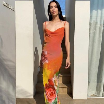 Nova moda sexy sem traseiro vestido de pulseira personalizado