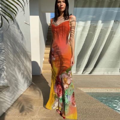 Nova moda sexy sem traseiro vestido de pulseira personalizado