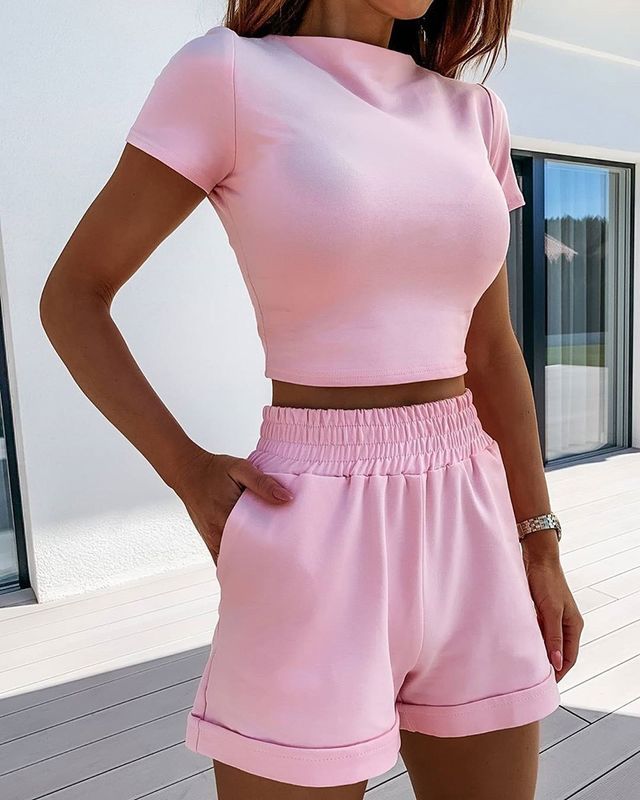 Cor sólida Trajes desportivos sexy Especialidades da moda